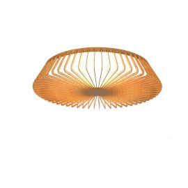 Plafoniere - Plafoniera LED Smart dimabila cu telecomanda HIMALAYA 56W lemn