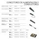 Accesorii iluminat - Accesoriu POWER INPUT, Conector electric pentru sinele magnetice Exility