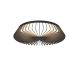 Plafoniera LED Smart dimabila cu telecomanda HIMALAYA 56W neagra