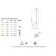 Pendule, Lustre suspendate - Lustra/Pendul modern design decorativ JARRAS 30cm crom