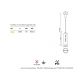 Pendule, Lustre suspendate - Pendul modern design decorativ JARRAS small crom