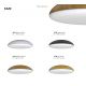 Plafoniere - Plafoniera design modern KAZZ 6L lemn