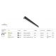 Spoturi, Proiectoare pe sina - Modul LED, accesoriu pentru sina magnetica Exility, Basis Smart 24W