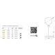 Pendule, Lustre suspendate - Lustra/Pendul design modern KAZZ 4L negru