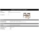 Scaune - Set de 2 scaune pentru exterior, design LUX, Cancun