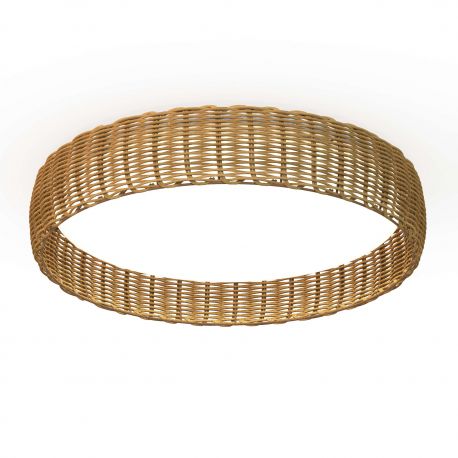 Plafoniere - Plafoniera LED ratan design natural KILIMANJARO 54,5cm