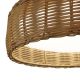 Plafoniere - Plafoniera LED ratan design natural KILIMANJARO 43,5cm
