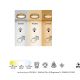 Plafoniere - Plafoniera LED ratan design natural KILIMANJARO 43,5cm