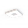 Plafoniera LED Smart dimabila cu telecomanda COIN 54x54cm alba