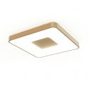 Plafoniera LED Smart dimabila cu telecomanda COIN 54x54cm aurie