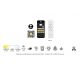 Plafoniere - Plafoniera LED Smart dimabila cu telecomanda COIN 54x54cm aurie