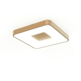 Plafoniere - Plafoniera LED Smart dimabila cu telecomanda COIN 44x44cm aurie