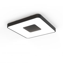 Plafoniere - Plafoniera LED Smart dimabila cu telecomanda COIN 54x54cm neagra