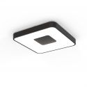 Plafoniera LED Smart dimabila cu telecomanda COIN 44x44cm neagra