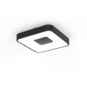 Plafoniera LED Smart dimabila cu telecomanda COIN 34x34cm neagra