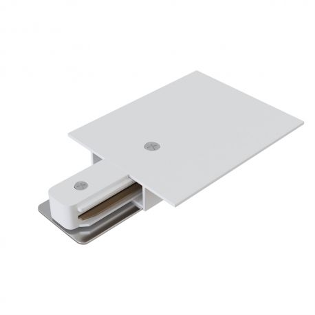 Accesorii iluminat - Accesoriu, Capat alb cu alimentare pentru sina incastrabila Unity