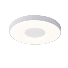 Plafoniere - Plafoniera LED Smart dimabila cu telecomanda COIN Ø65cm alba