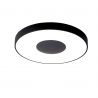 Plafoniera LED Smart dimabila cu telecomanda COIN 65cm neagra