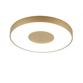 Plafoniere - Plafoniera LED Smart dimabila cu telecomanda COIN 65cm aurie