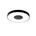 Plafoniera LED Smart dimabila cu telecomanda COIN 50cm neagra
