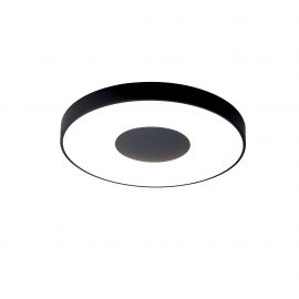 Plafoniere - Plafoniera LED Smart dimabila cu telecomanda COIN 50cm neagra