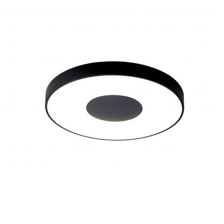 Plafoniere - Plafoniera LED Smart dimabila cu telecomanda COIN 50cm neagra