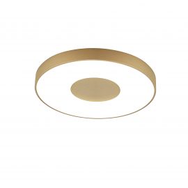 Plafoniere - Plafoniera LED Smart dimabila cu telecomanda COIN 50cm aurie