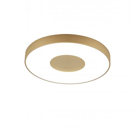 Plafoniere - Plafoniera LED Smart dimabila cu telecomanda COIN 50cm aurie