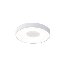 Plafoniera LED Smart dimabila cu telecomanda COIN 38cm alba