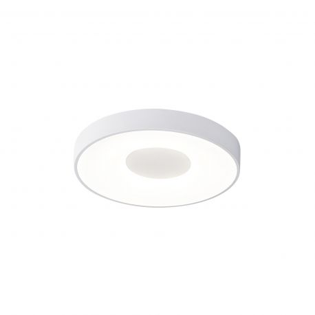 Plafoniere - Plafoniera LED Smart dimabila cu telecomanda COIN 38cm alba