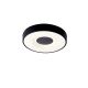 Plafoniera LED Smart dimabila cu telecomanda COIN 38cm neagra