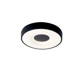 Plafoniera LED Smart dimabila cu telecomanda COIN 38cm neagra