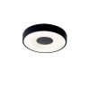 Plafoniera LED Smart dimabila cu telecomanda COIN 38cm neagra