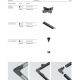 Accesorii iluminat - Accesoriu, Kit negru pentru suspendarea sinelor trifazate Trinity