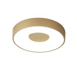 Plafoniera LED Smart dimabila cu telecomanda COIN 38cm aurie