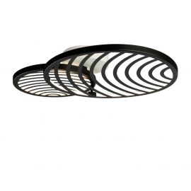 Plafoniere - Plafoniera LED design modern COLLAGE 30W neagra