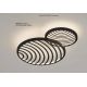 Plafoniere - Plafoniera LED design modern COLLAGE 30W neagra
