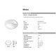 Aplice - Aplica de perete exterior IP66 MEDEA-2 AP1 BIANCO