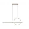 Lustra LED design modern minimalist KITESURF 30W alba