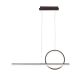 Lustra LED design modern minimalist KITESURF 30W neagra