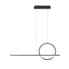 Lustra LED design modern minimalist KITESURF 30W neagra
