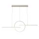 Lustra LED design modern minimalist KITESURF 50W alba