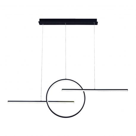 Pendule, Lustre suspendate - Lustra LED design modern minimalist KITESURF 50W neagra