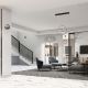 Pendule, Lustre suspendate - Lustra LED design modern minimalist KITESURF 48W alba
