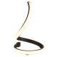 Veioza LED design modern minimalist NUR maro oxid