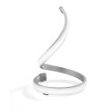 Veioza LED design modern minimalist NUR argintie crom