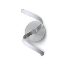 Aplice, corpuri de iluminat pentru pereti - Aplica LED design modern minimalist NUR argintie crom