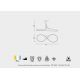 Lustre aplicate - Lustra LED dimabila design modern NUR argintiu crom