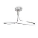 Lustra LED aplicata design modern NUR argintiu crom