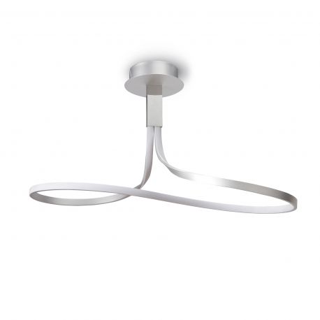 Lustre aplicate - Lustra LED aplicata design modern NUR argintiu crom